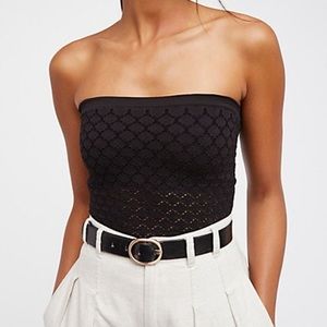 Black free people tube top